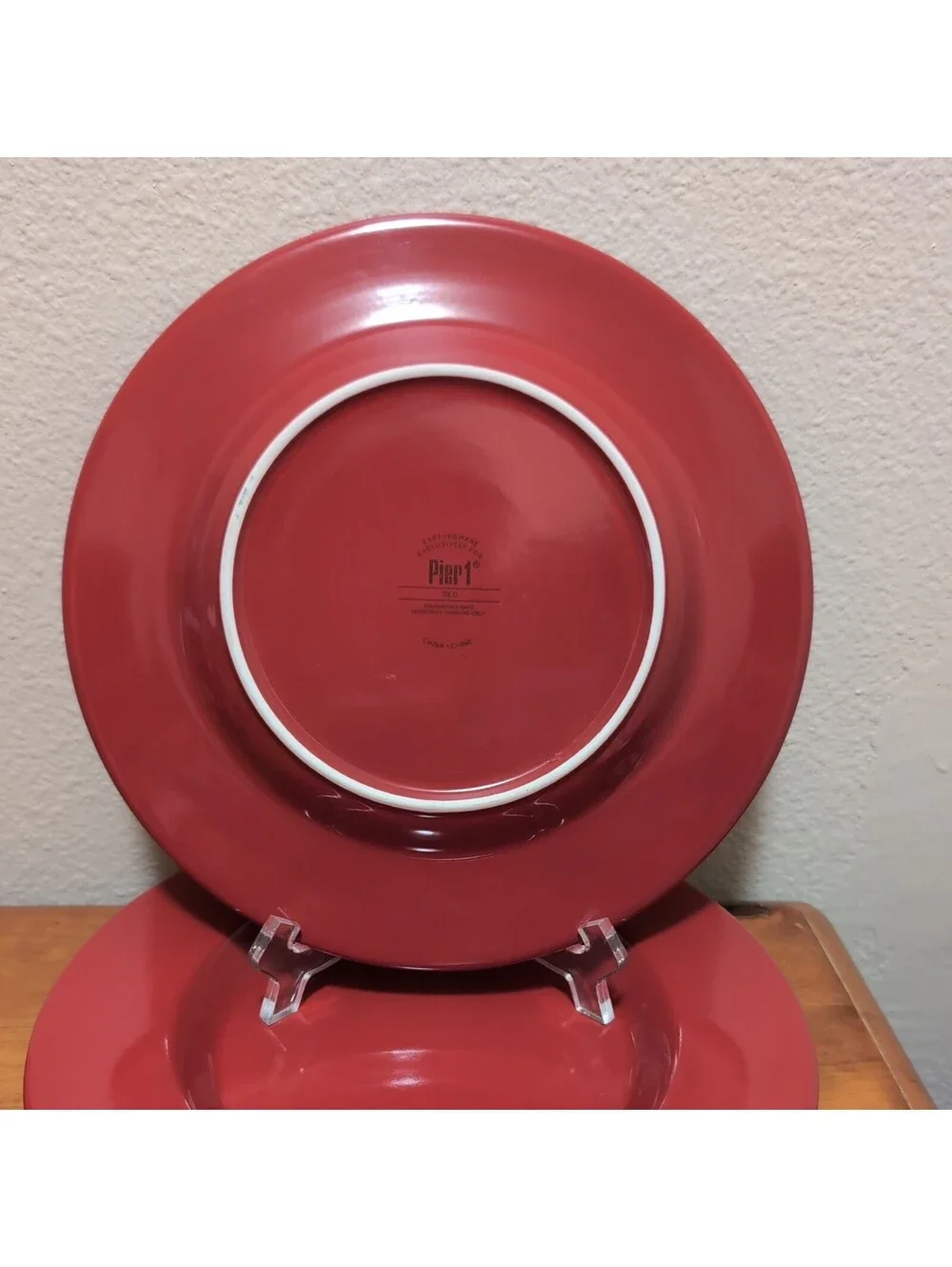 Set Of 2 Pier 1 Imports Dinner Plates| Bowls| Pasta| Salad|  9.5